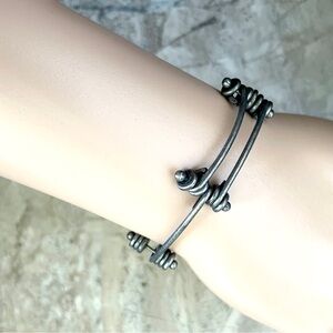 Wrapped Metal Bracelet